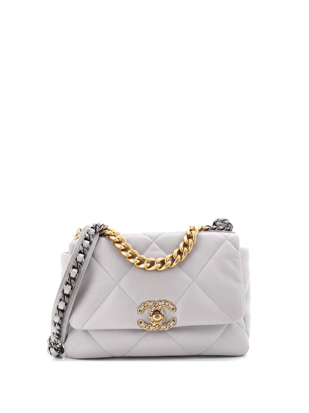 Chanel 19 Flap Bag Quilted Leather #281450C49B